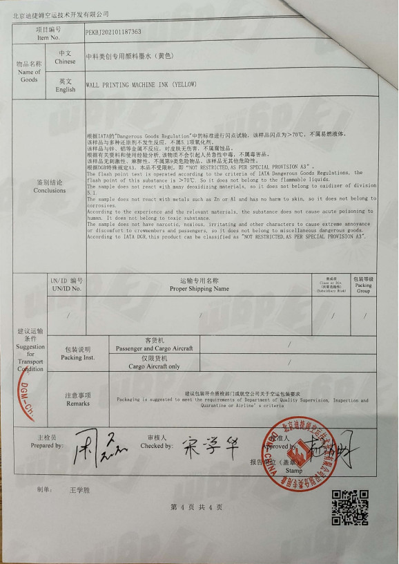 China Beijing Zhongkemeichuang Science And Technology Ltd. Certificaten