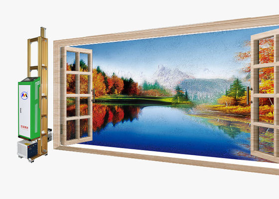 2880dpi de hoge Druk van de Printerrobot glass mural van de Nauwkeurigheidsmuur