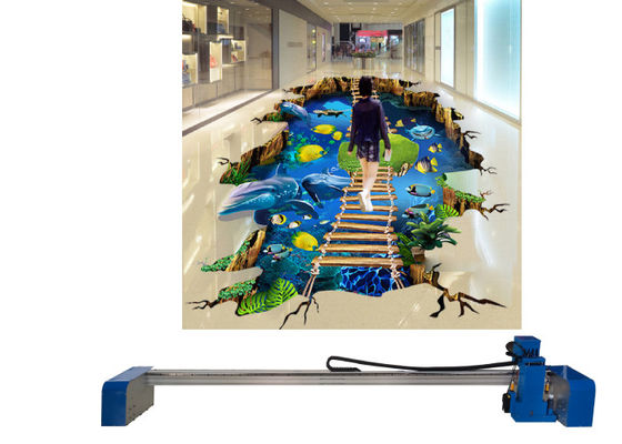 Van de de Gronddruk 2880dpi van het garagepakhuis 3d Flatbed Printer For 0.1m Breedte
