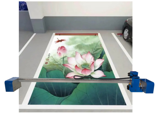 Het Parkerenperceel 2.4m Multifunctioneel Flatbed Printer 3d Beeld 2880 van de vloergrond de Uvinkt van Dpi