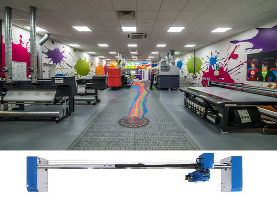 Slimme 2 Drukhoofden 720 de Drukmachine van Dpi het Uv Digitale Flatbed Auto Schoonmaken